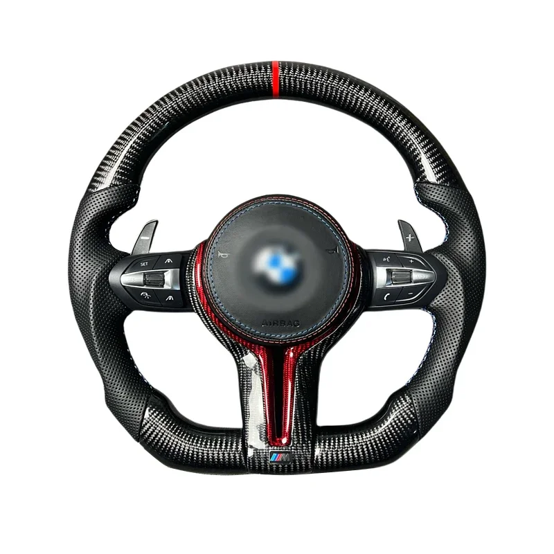 

Various styles of customized steering wheels for BMW M3 M6 M5 F35 F10F30F80F15 Modified carbon fiber Old style becomes new style