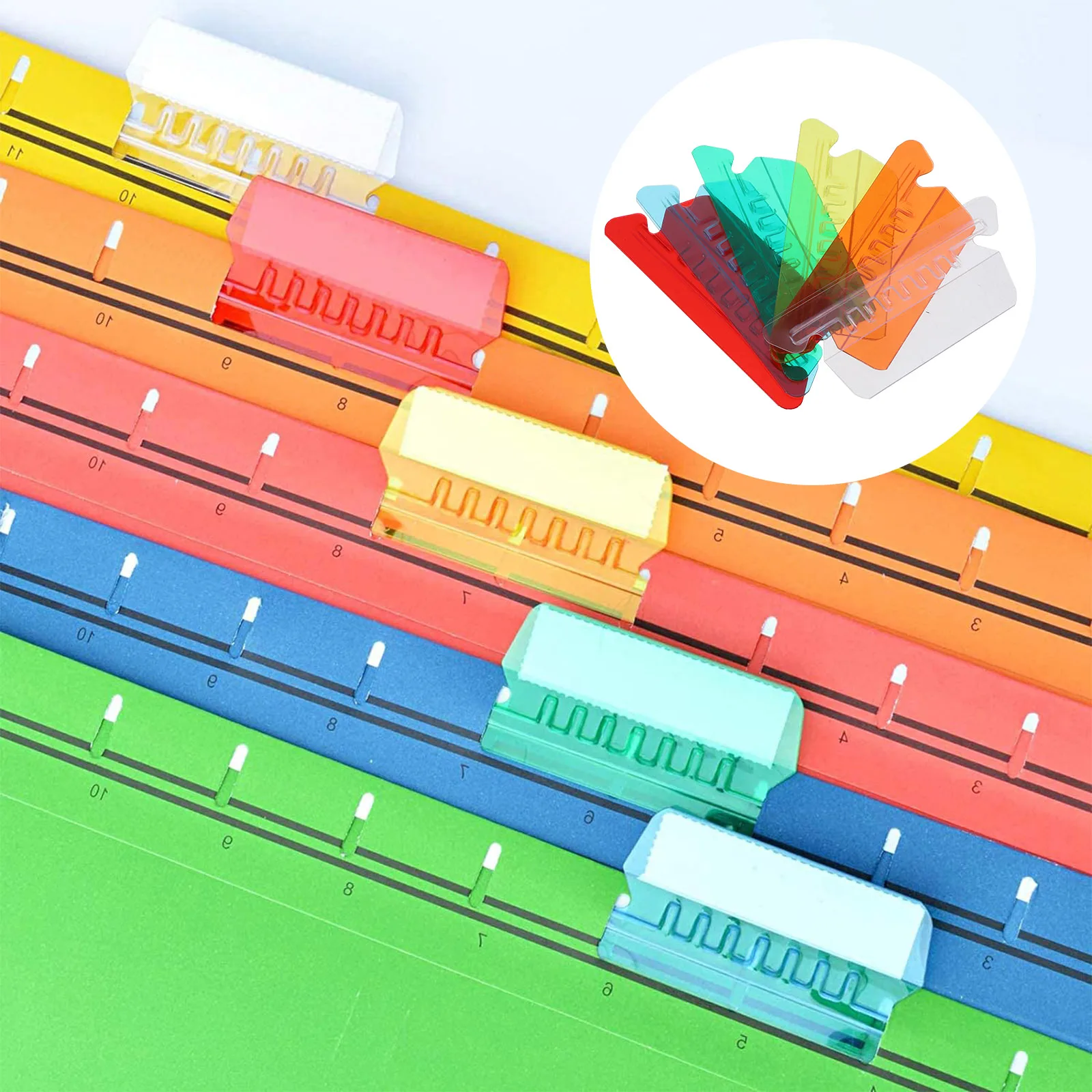 

Pvc Label Holder Hanging File Folder Tab Tabs Clear Divider Plastic Tags Labels Office