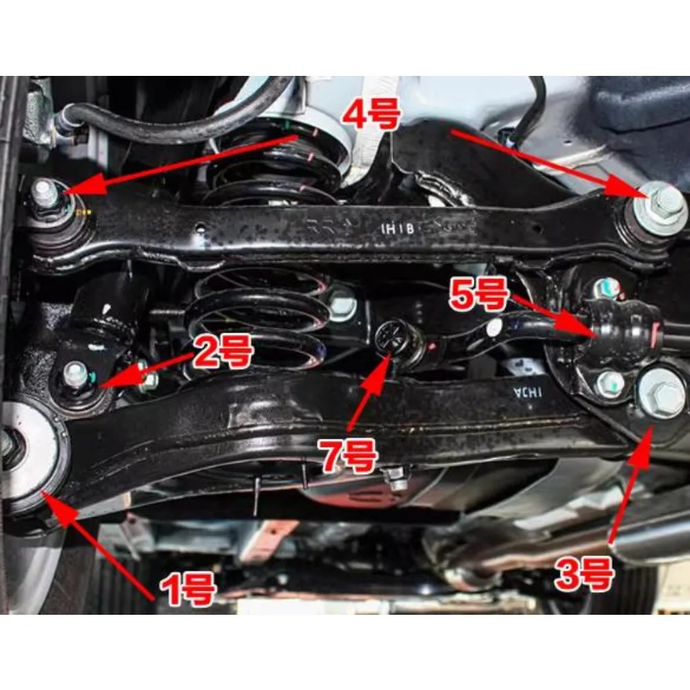 For Hyundai Sonata 2011 2012 2013 2014 2015 Mistra Ix35 for KIA K5 SportageR K4 Triangle Rear Swing Arm Tie Rod Rubber Bushing