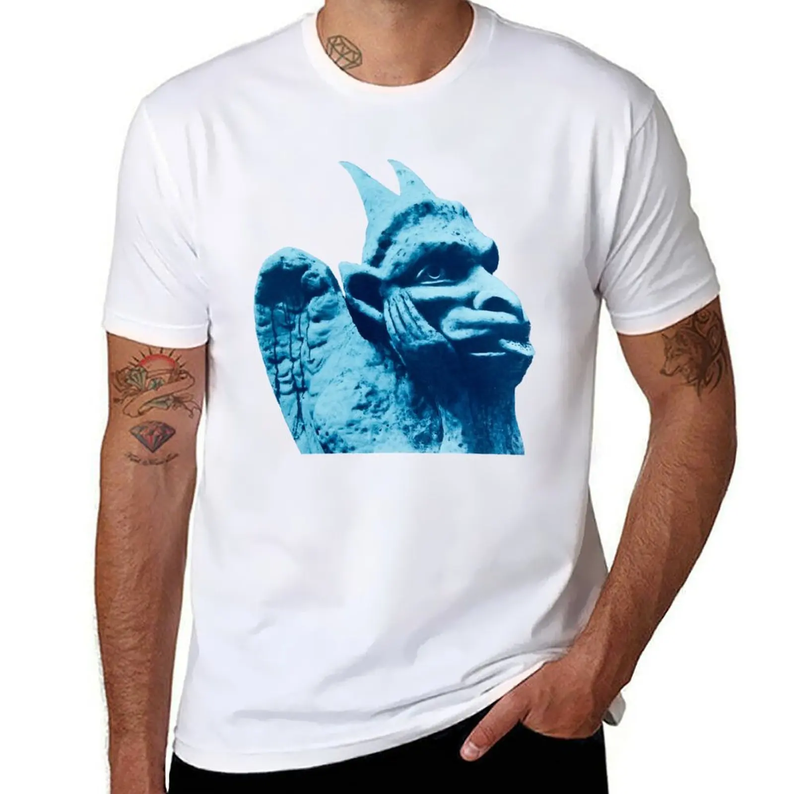 

REM Chronic Town Gargoyle T-Shirt cotton tshirt 100% printed t shirts for man T-Shirt