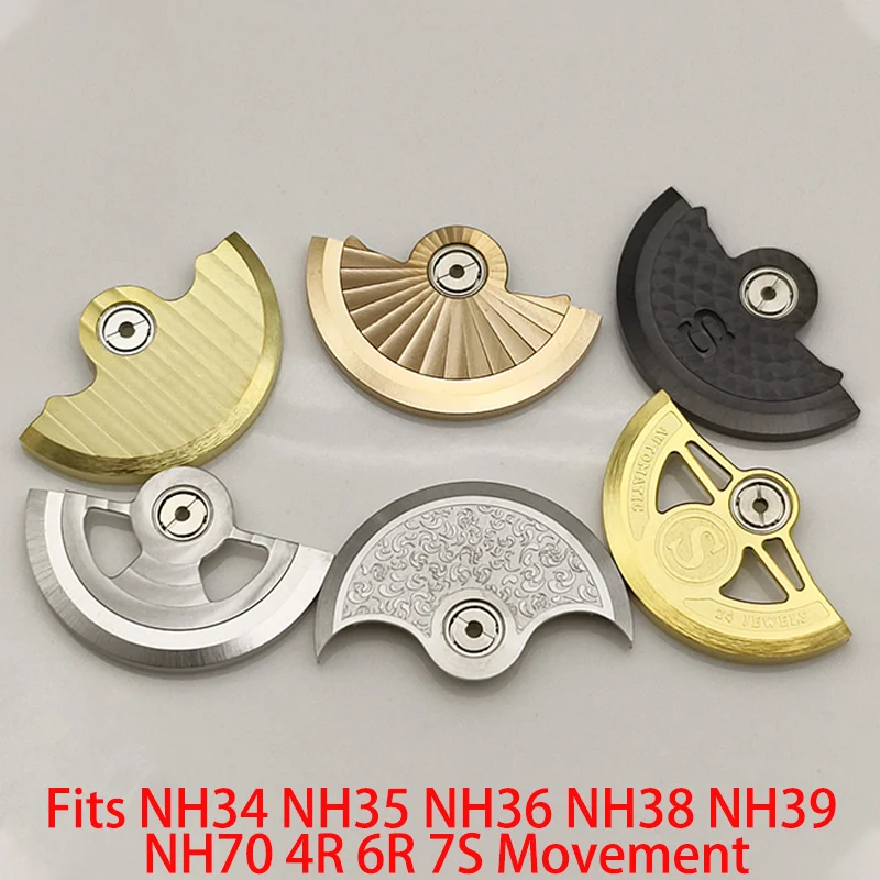 

Mod NH35 Automatic Hammer Rotor Fits For 4R 6R 7S26 NH70 NH34 NH35 NH36 NH38 NH39 Movement Men's Watch Parts Refit