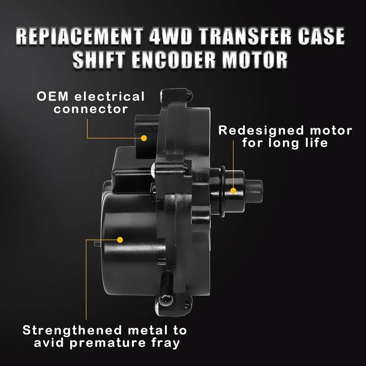 4WD Transfer Case Shift Motor Fit for Nissan Frontier 2005-2017 | Pathfinder 2005-2012 | Titan 2005-2015 | Xterra 2005-2015, OE#