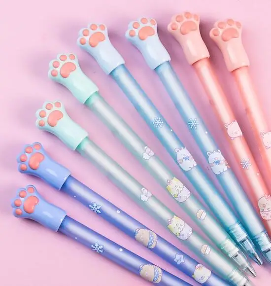 

1PC 0.5/0.7mm Cute Cat Claws pattern Mechanical pencil Continuous Writing Pencils Student's Stationery Supply (SS-6163)