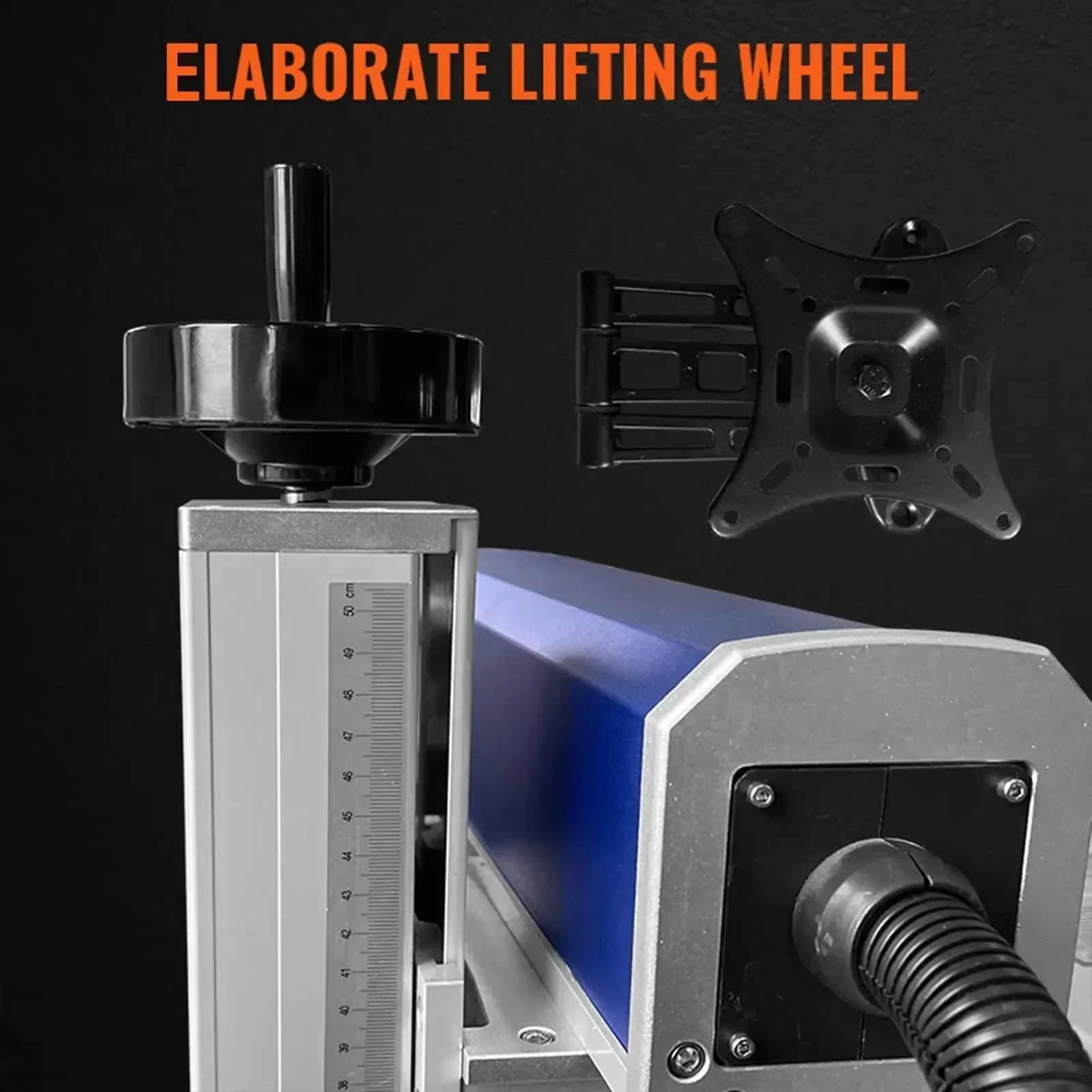 VEVOR Fiber Laser Marking Machine Laser Engraver 100W JPT Stainless Steel Cutting Gold Silver Ring Jewelry Engraving Machine