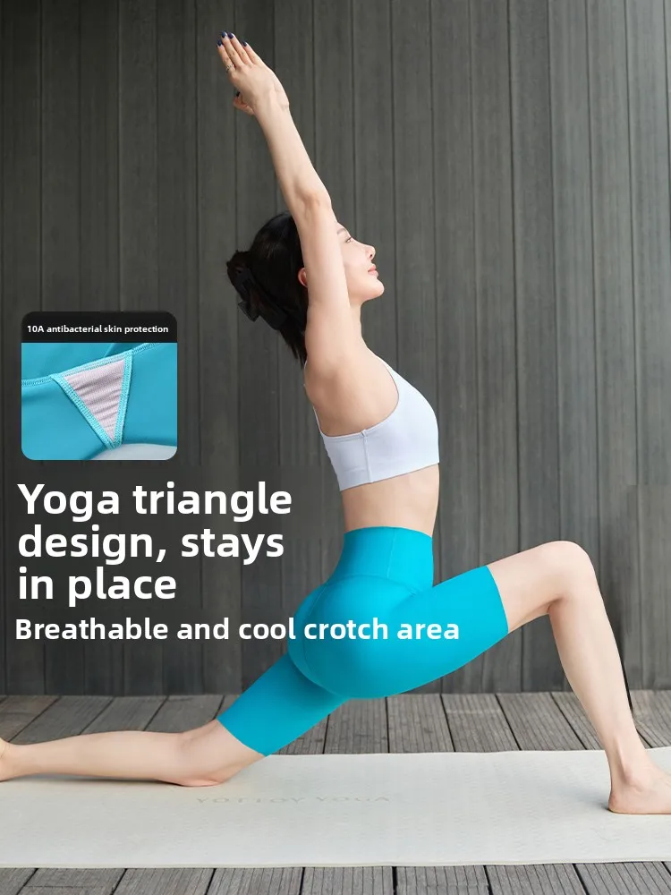 하이웨이스트 5부 아크스킨 요가 팬츠 여성 여름 피트니스 짐웨어 이너웨어 불필요 복부 보정 힙업