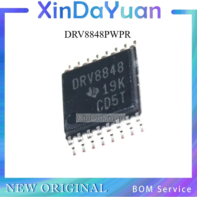 5 pcs DRV8848PWPR DRV8848PWP DRV8848 TSSOP-16  Controllers and Drivers