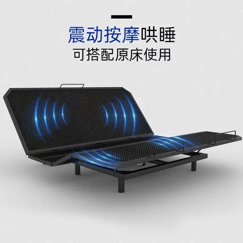 Electric smart bed frame, smart bed, automatic lifting zero gravity massage, multi-function sleeping, master bedroom small
