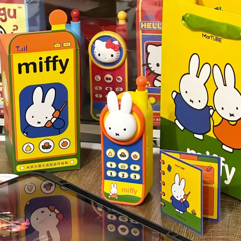 nouvelle-enceinte-bluetooth-portable-miffy-mignonne-et-retro-style-briques-mini-enregistrable-serie-collection-cadeau