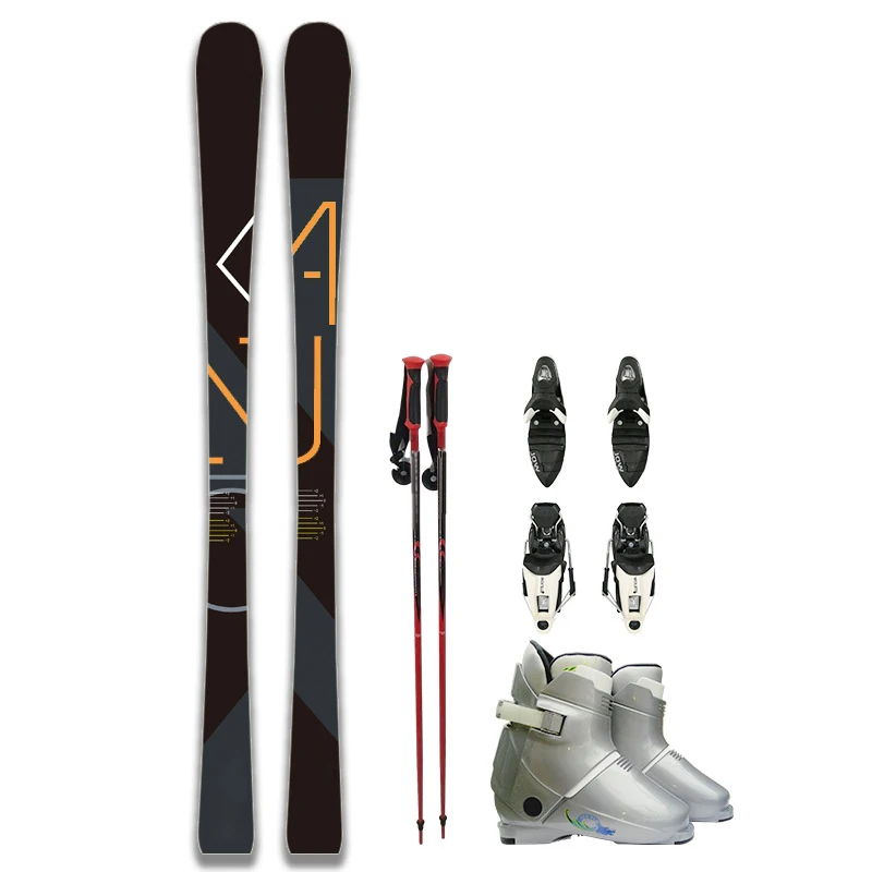 

Full Mountain Ski Poplar Wood Core Adult Winter Eco Friendly Outdoor Alpine Ski Board High Speed Snowboard