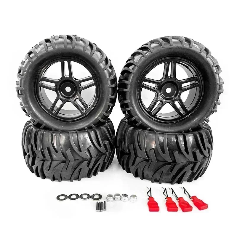 Large Tires Widening Tires for 1/10 1/12 RC Cars WLtoys 144001 124019 124018 124017 124016 RC Car Upgrade Wheel Spare Parts view 3