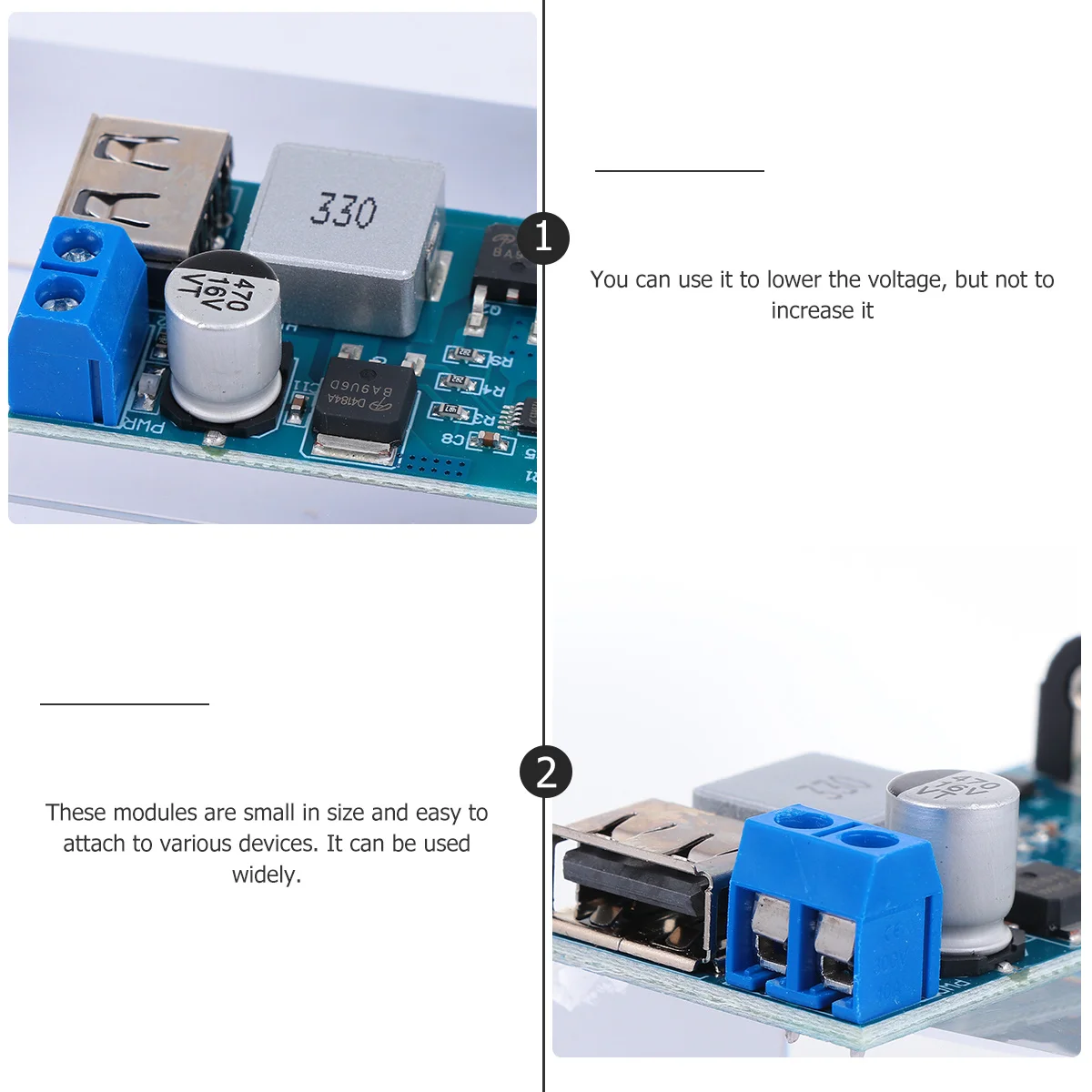 

3 pcs Power Supply Module Converter Step-Down Voltage Regulator Non-Isolated Dc Module For Diy Mobile Camera Vehicle Power