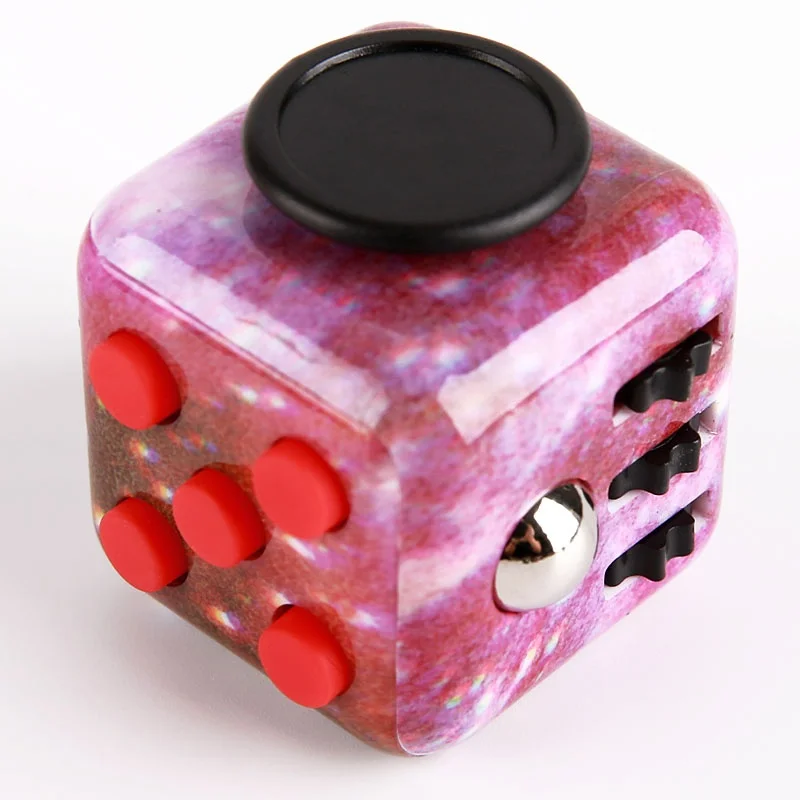 Cubo de inquietação de 3a geração – Brinquedos multi-sensoria de 6 lados para alívio de ansiedade, presente de gadget de mesa antiestresse para adultos com TDAH e A