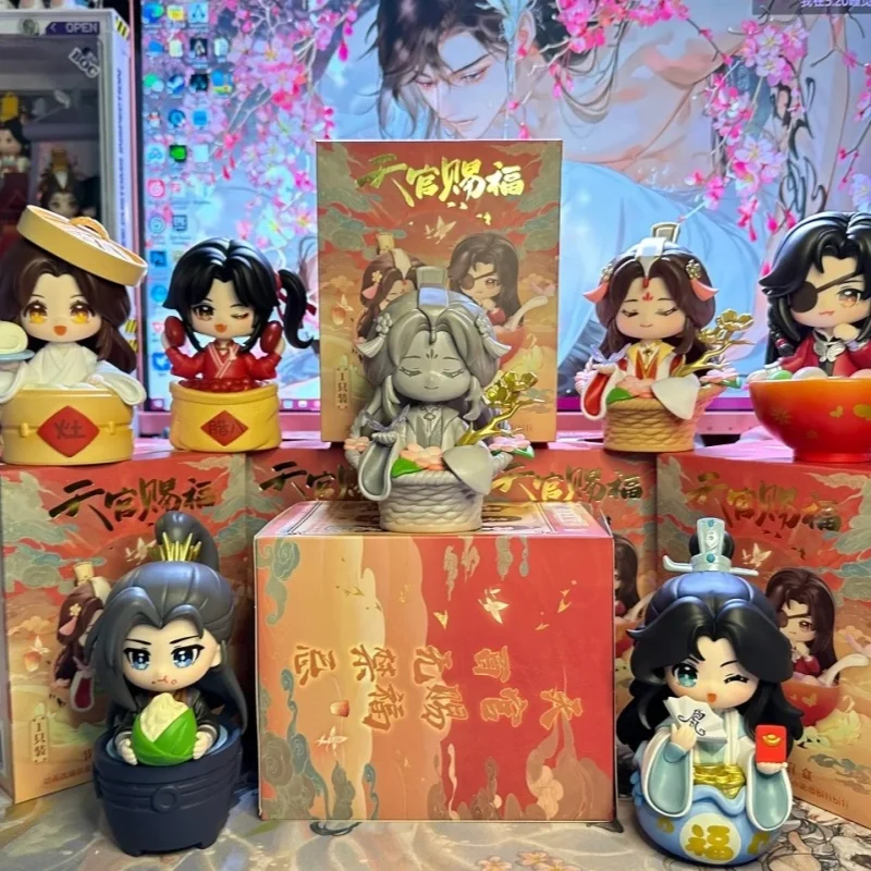 재고 있음 천국의 신사들 축복 축제 그룹 사진 시리즈 블라인드 박스 장난감 미스터리 박스 귀여운 수집용 모델 인형 선물