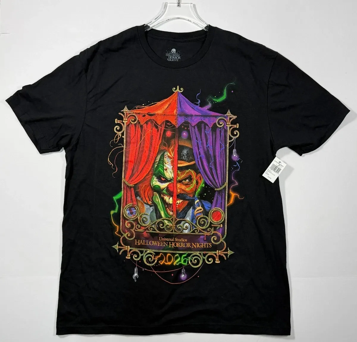 Authentic Universal Halloween Horror Nights HHN 2026 Jack Oddfellow Shirt XL NWT