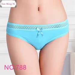 New Style 5pcs/lot Hot Selling Cotton Women's Briefs Sexy Low-waist Panties Ladies Briefs Underwear 86788