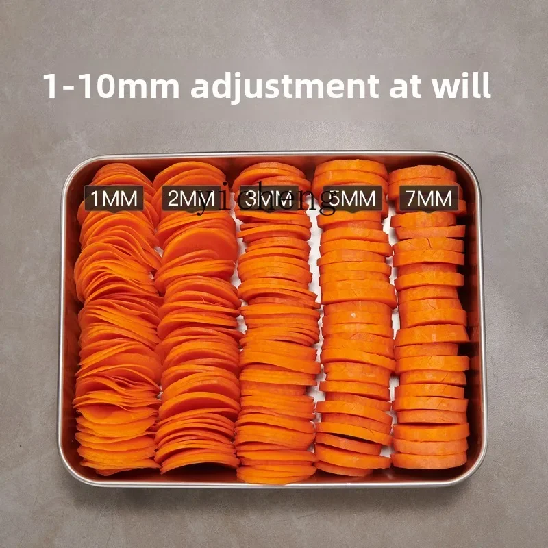 شرائح الثوم الكهربائية TQH تقطيع شرائح الملفوف، شرائح الفولاذ المقاوم للصدأ تقطيع شرائح الليمون، شرائح الفاكهة مقطعة رقيقة