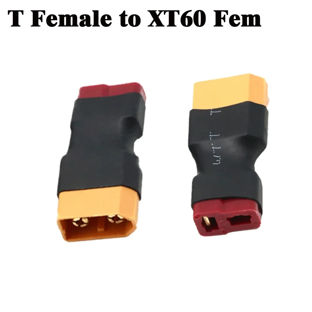 T hembra a XT60 macho T macho enchufe a XT60 hembra Adaptador 1 unidad para helicóptero RC Quadcopter LiPo conector de batería