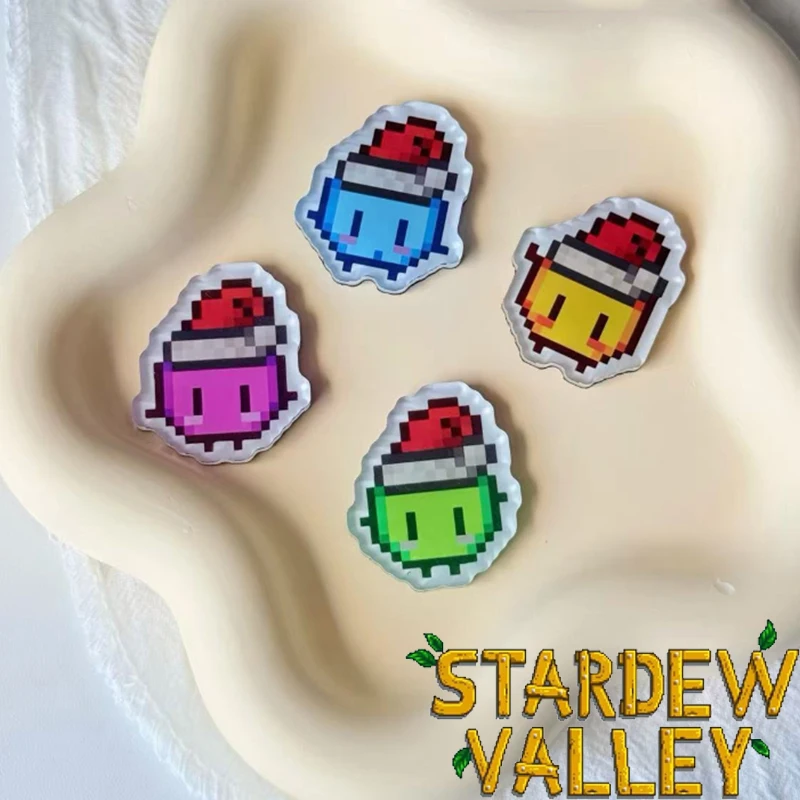 Spiel Stardew Valley Junimos Cosplay Kühlschrank Magnet Kawaii Acryl Magnetische Zubehör Weihnachten Dekoration Ornament Requisiten
