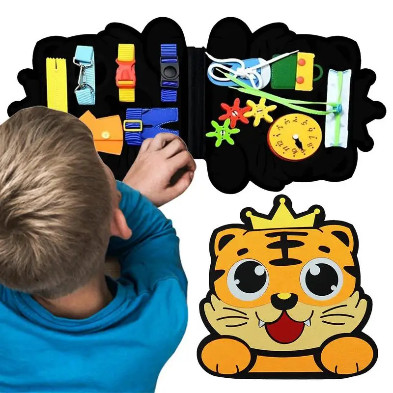 

Sensory Board For Travel Montessori Board For Kids Preschool Activities For Learning Fine Motor Skills Animal Travel Toy For