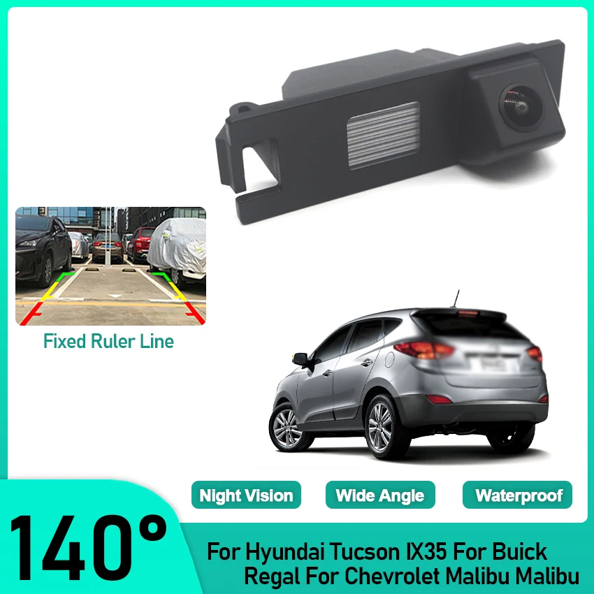 

140° HD CCD 1080P Car Rear View Camera For Hyundai Tucson IX35 For Buick Regal For Chevrolet Malibu Malibu Night Vision Reverse