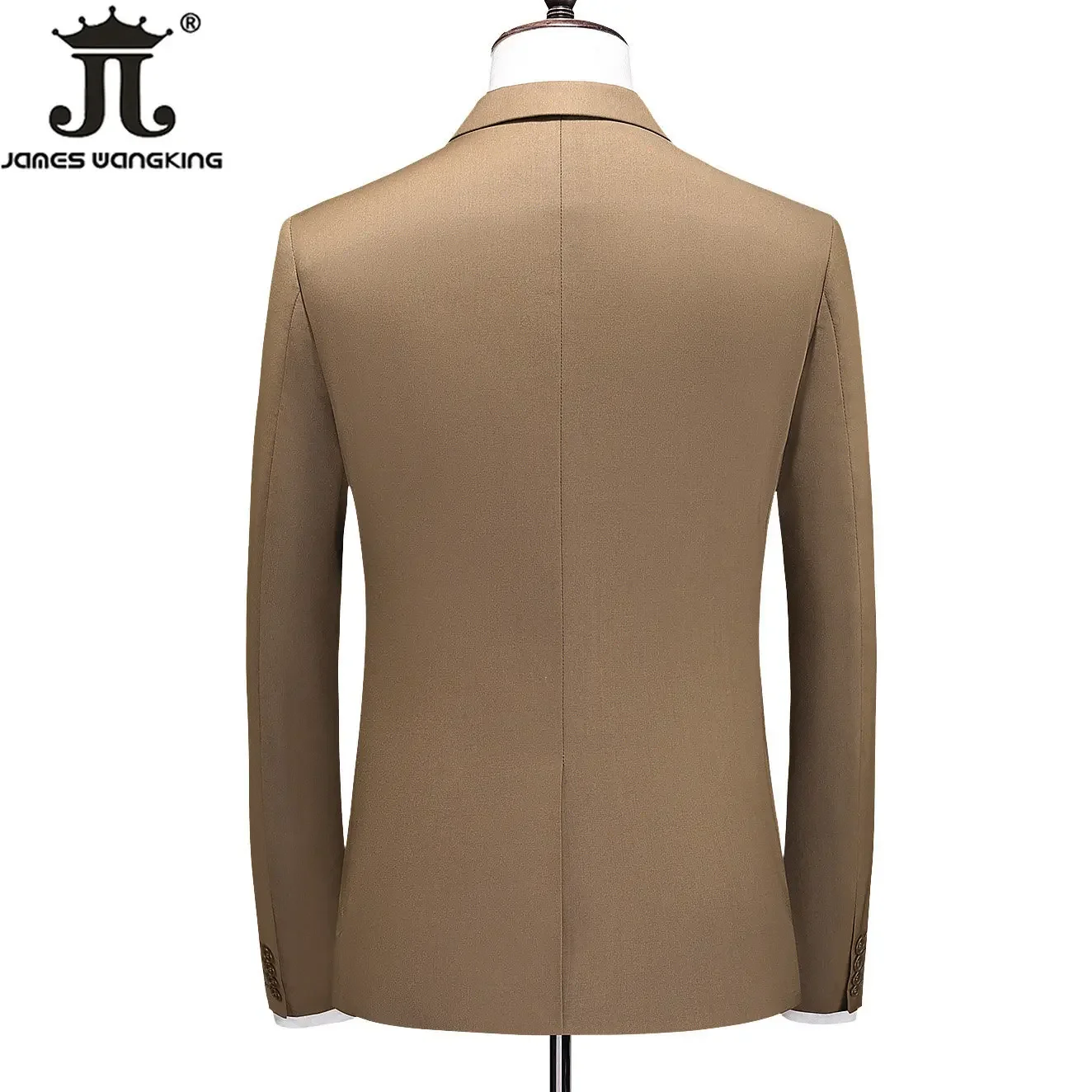 19 colori (pantaloni gilet giacca) abito formale da uomo d'affari in tinta unita di marca di fascia alta completo da tre pezzi abito da sposa sposo