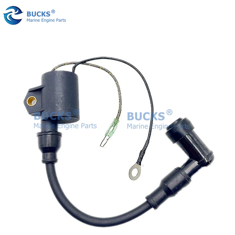 

3C8-06048-0 Ignition Coil Assy W/label For Tohatsu Outboard 2T 40/70/115HP 3 Cylinder ，3C7-060500M，3C8-060480M，3C7-06040-0