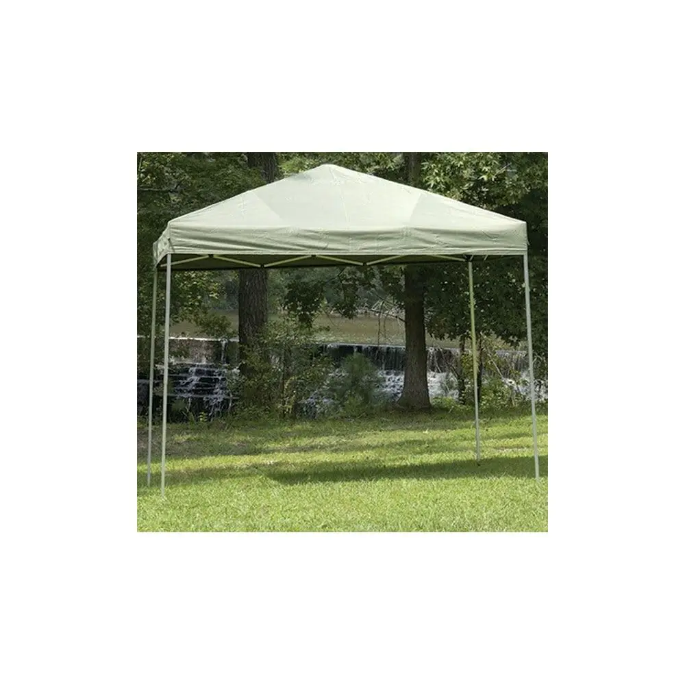 

Тент ShadeMaker Bright White 10x10 с центральной высотой 10 футов, из полиэстеровой ткани с покрытием 180 г/м², водонепроницаемые стены