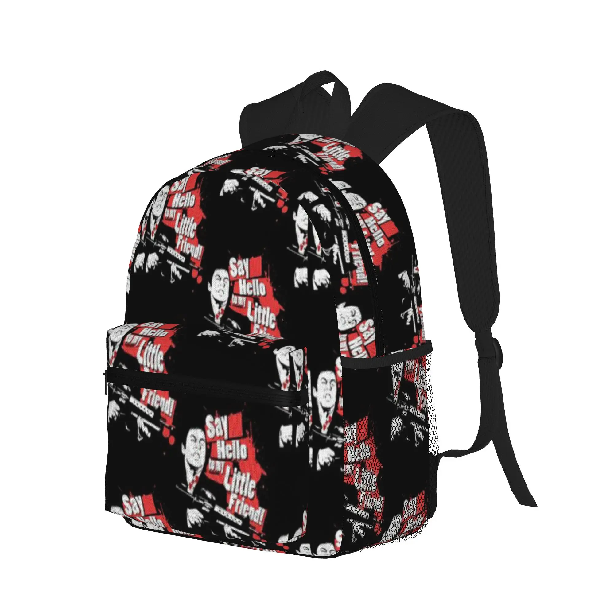 Say Hello to my Little Friend!  Casual Backpack for Students and Adults Bag
