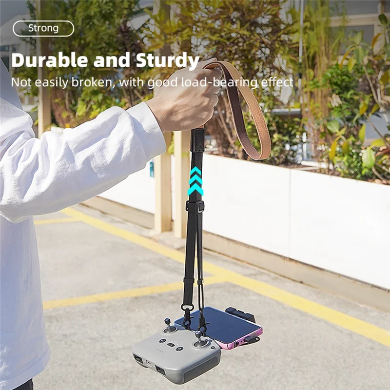 ที่มีประสิทธิภาพสําหรับ DJI MINI 3/4 Pro รีโมทคอนโทรล Lanyard สําหรับ AIR 3/2S สายคล้องคอสายคล้องคอ Lanyard Buckle Bracket Kit