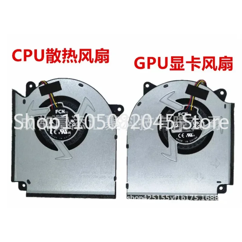 Ventilador de Repuesto para Portátil ASUS ROG Strix G18 G814J G834J-0EAGXHB8X30 G834JY, Ventilador de CPU para Portátil Gaming, Ventilador Térmico