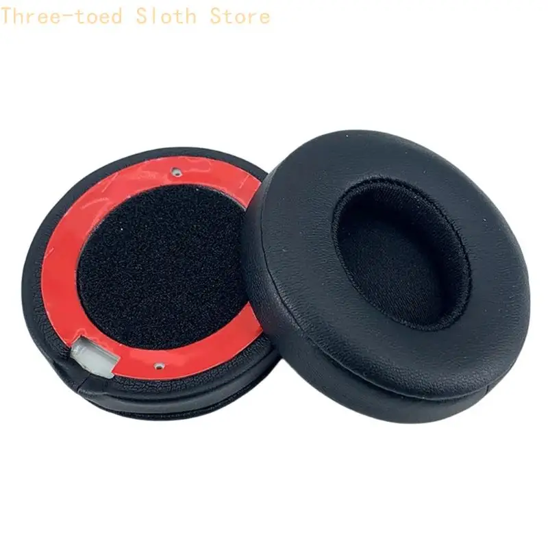 1 Paar Ohrpolster Protein Leder Ohrpolster Ohrpolster Abdeckung Memory Foam Ohrenschützer für Solo4 Headsets E74A – Detail 9