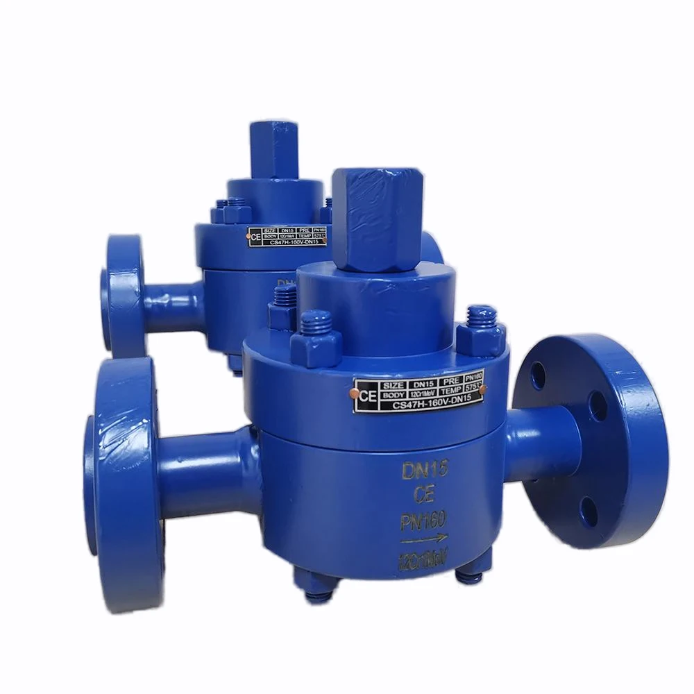 

12Cr1MoV SS304 Carbon Steel PN160 DN15 Flange Bimetal element Steam Trap Valve