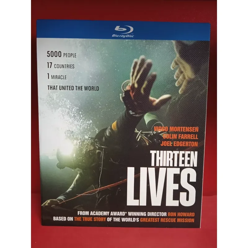 Blu-ray Disc Thirteen Lives Movie High Definition Home Entertainment Collection