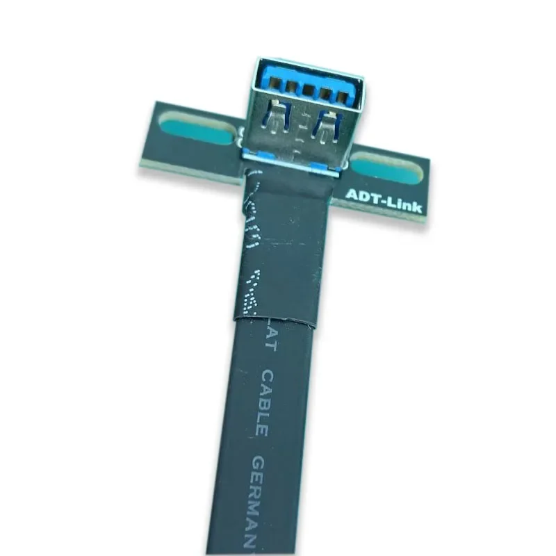 FFC USB 3.2 Type-C Extension Flat Ribbon Cable 90 FPV Slim Soft flexible FPC charge Brushless Handheld Gimbal monitor 20G/bps - Image 4