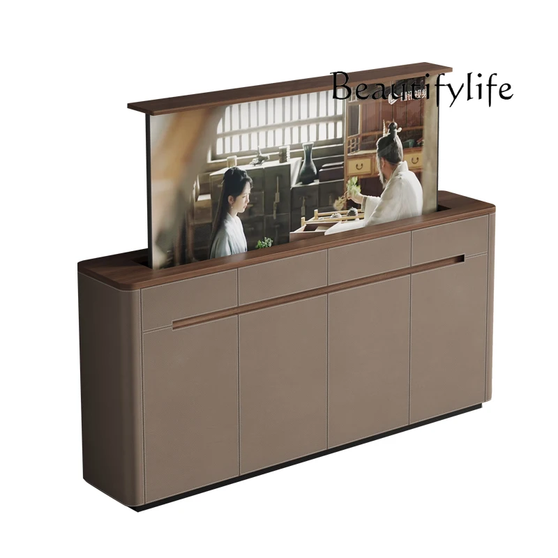 

Lifting TV Cabinet Intelligent Remote Control Electric 55/65/75 Invisible Lifting TV Cabinet in Living Room