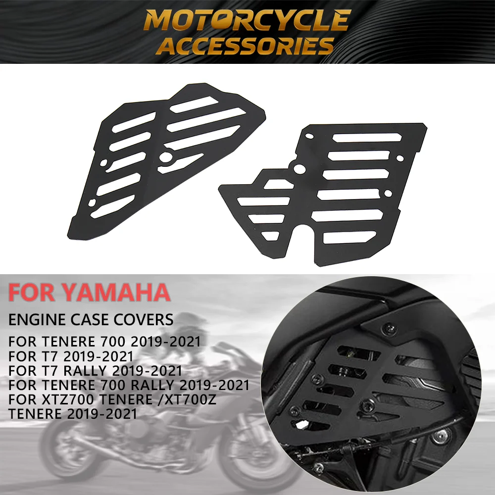 

For Yamaha Tenere 700 2019 - 2021 Protection Cover 2020 NEW Motorcycle Accessories Engine Guard Cover protector Crap Flap Set