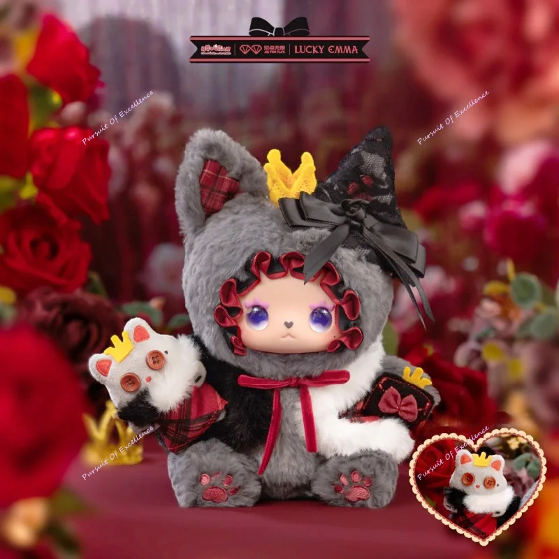 إيما الساخن نمط جديد الأحمر الذئب والرمادي الذئب سلسلة الدمى نموذج محدود شعبية هدية عيد الحب على ظهره سحر هدية عيد ميلاد #5