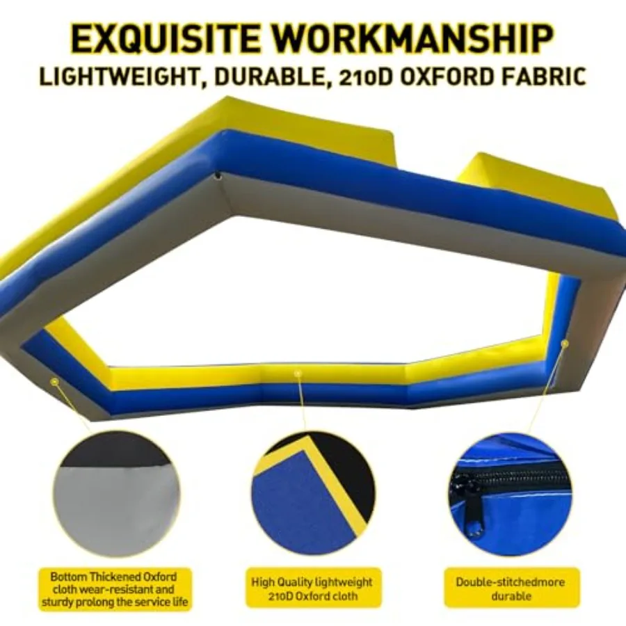 巨大な26フィートのインフレータブルガガボールピット、内蔵送風機付き、屋内外で家族で楽しめるポータブルスポーツゲームコート、耐久性のあるPVC素材