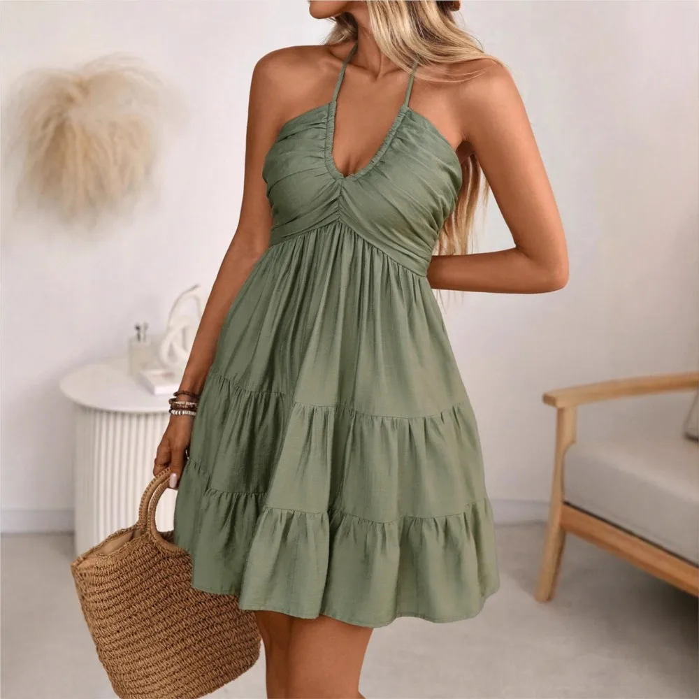 Sexy V-Neck Suspend…