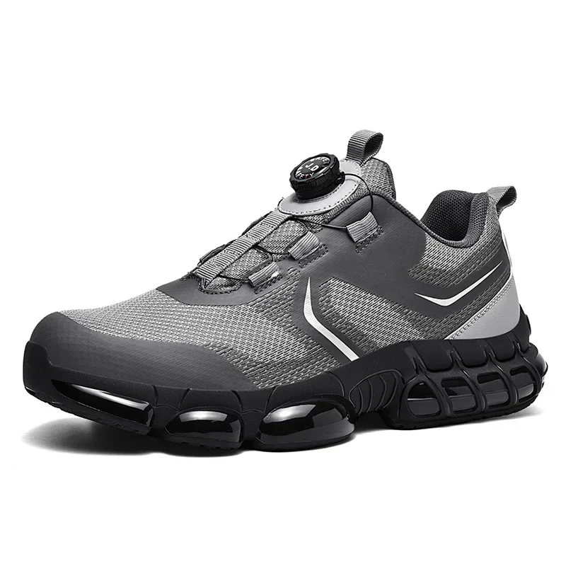 

VIPOL Men's outdoor sports shoes, steel-toe shoes, construction site safety shoes, anti-crush and anti-puncture safety shoes