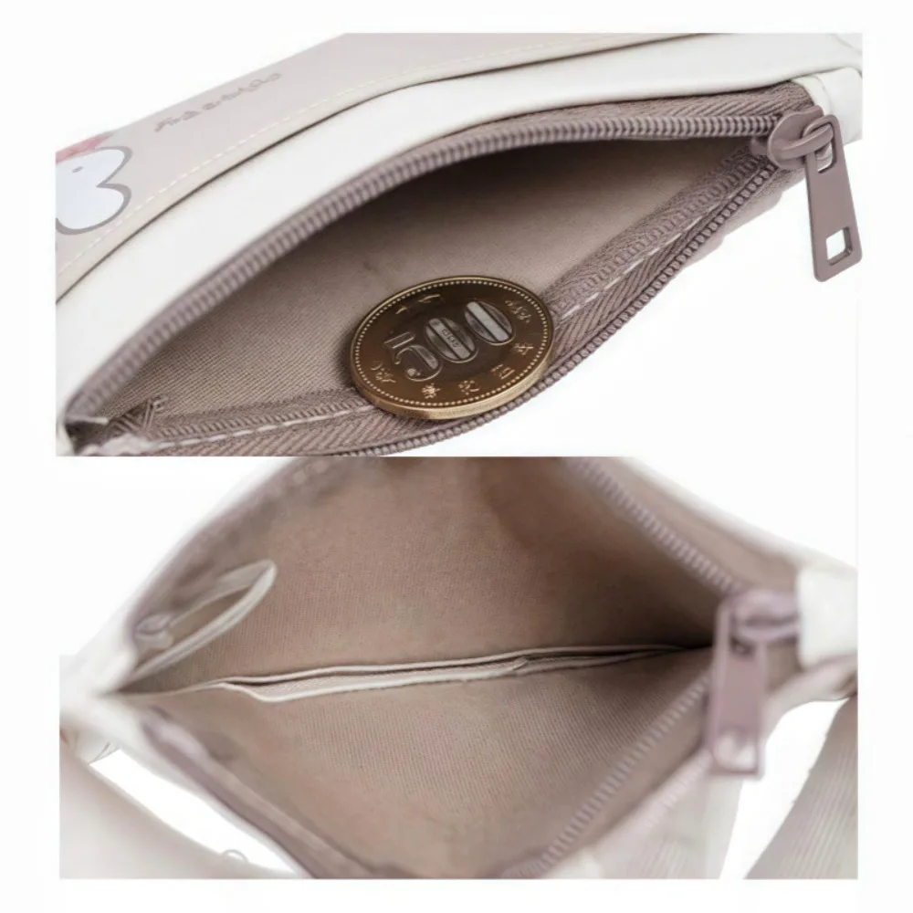 かわいいミッフィーカードバッグ日本のかわいいプリント書類収納小物ポータブル子供っぽい楽しい多用途ファッション装飾