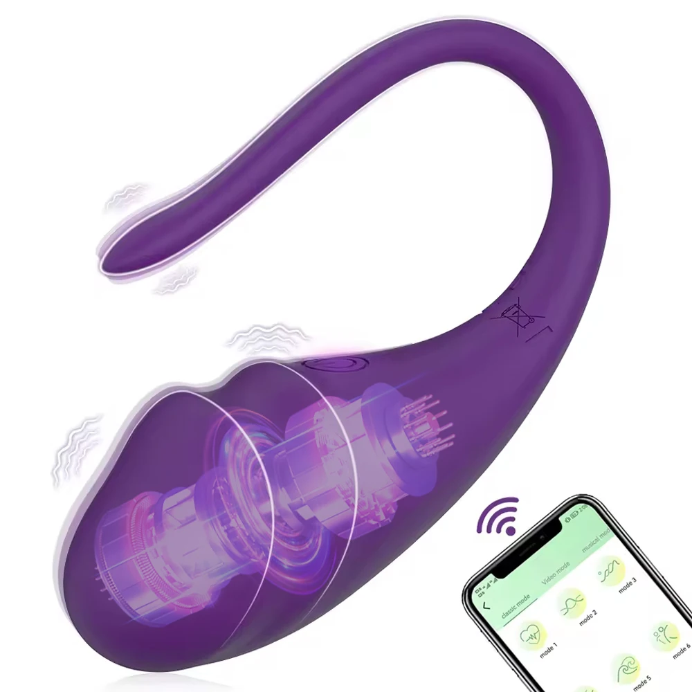 APP Control G Spot Vibrator Clit Stimulator Wireless Wear Panties Dildo Vibrating Egg Vagina Masturbator Sex Toy for Women Adult