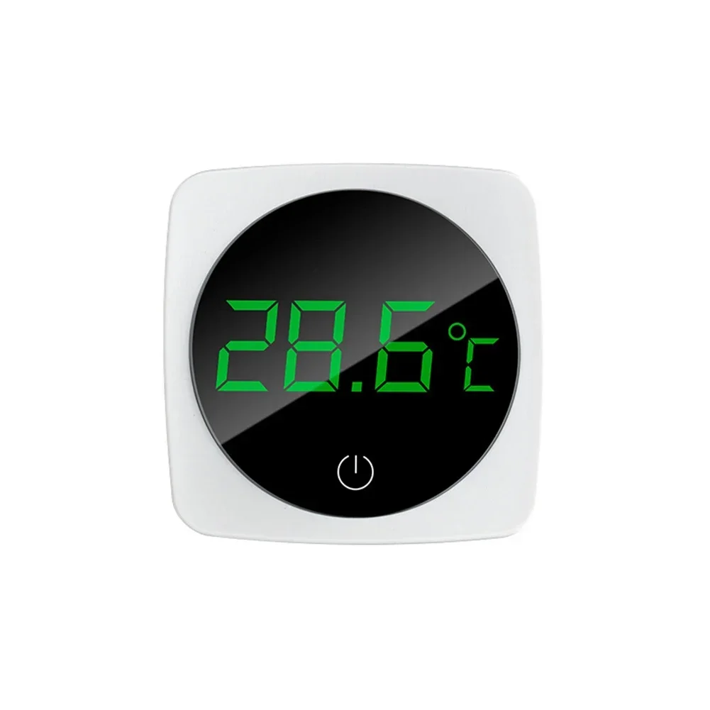 

Aquarium Thermometer LED Water Temperature Meter Home Aquarium 43*43mm ABS Material Accurate Reading Pet Tank Monitor
