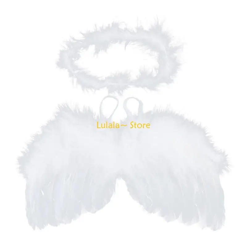 

Y4QA 2 ПК/SET BABY WHITE ANGEL WING Крыло крыла новорожденного.