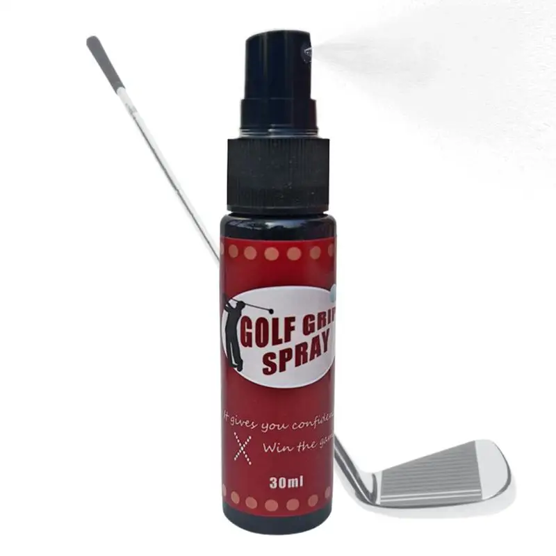 Golf Grip Spray Golf Club Grip Cleaner 30ml Anti-Slip Traction Enhancer Liquid Portable For Baseball Basketball Volleyball