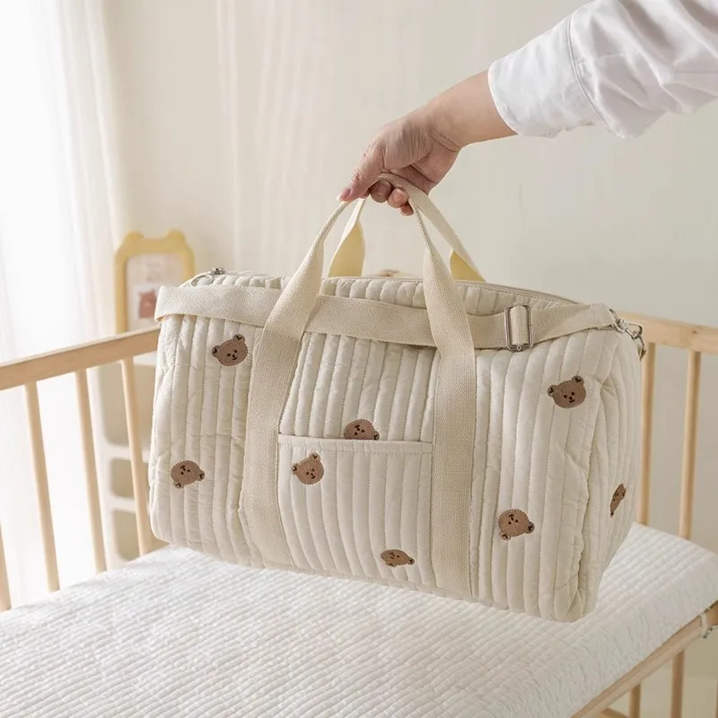 

Mommy Bag Bear Maternity Pack Baby Diaper Bag Stroller Nappy Organizer Portable Luggage Tote Bags Travel Changing Messenger Bag