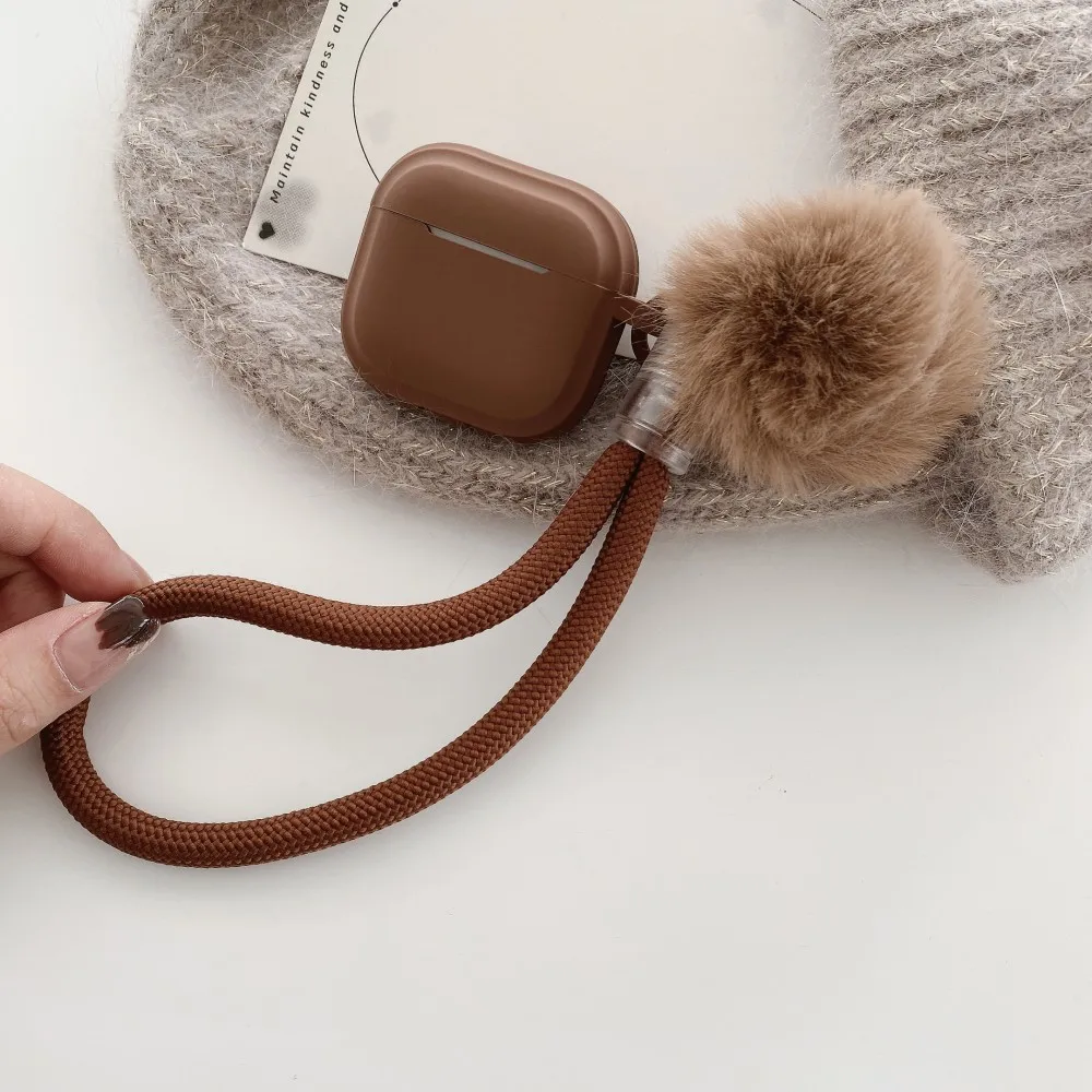 Snoep Kleur Zachte Siliconen Case Voor AirPods Pro 3 Pro3 4 3 2 1 Meisje Oortelefoon Beschermhoes Met Anti-verloren Lanyard Accessoires