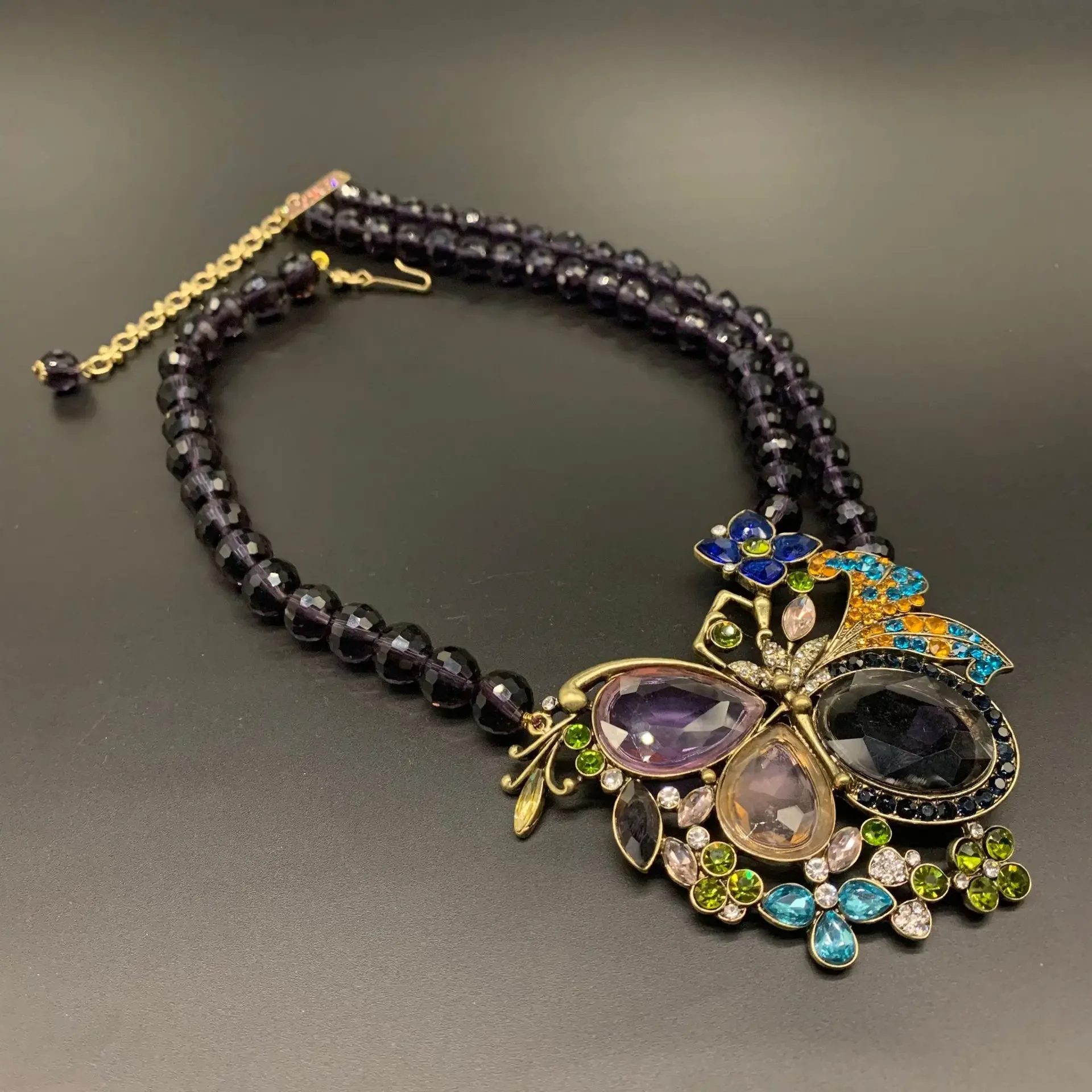 

Dazzling Colorful Blooming Palace Style, Elegant and Intrinsic, Unique Temperament, Attractive Necklace