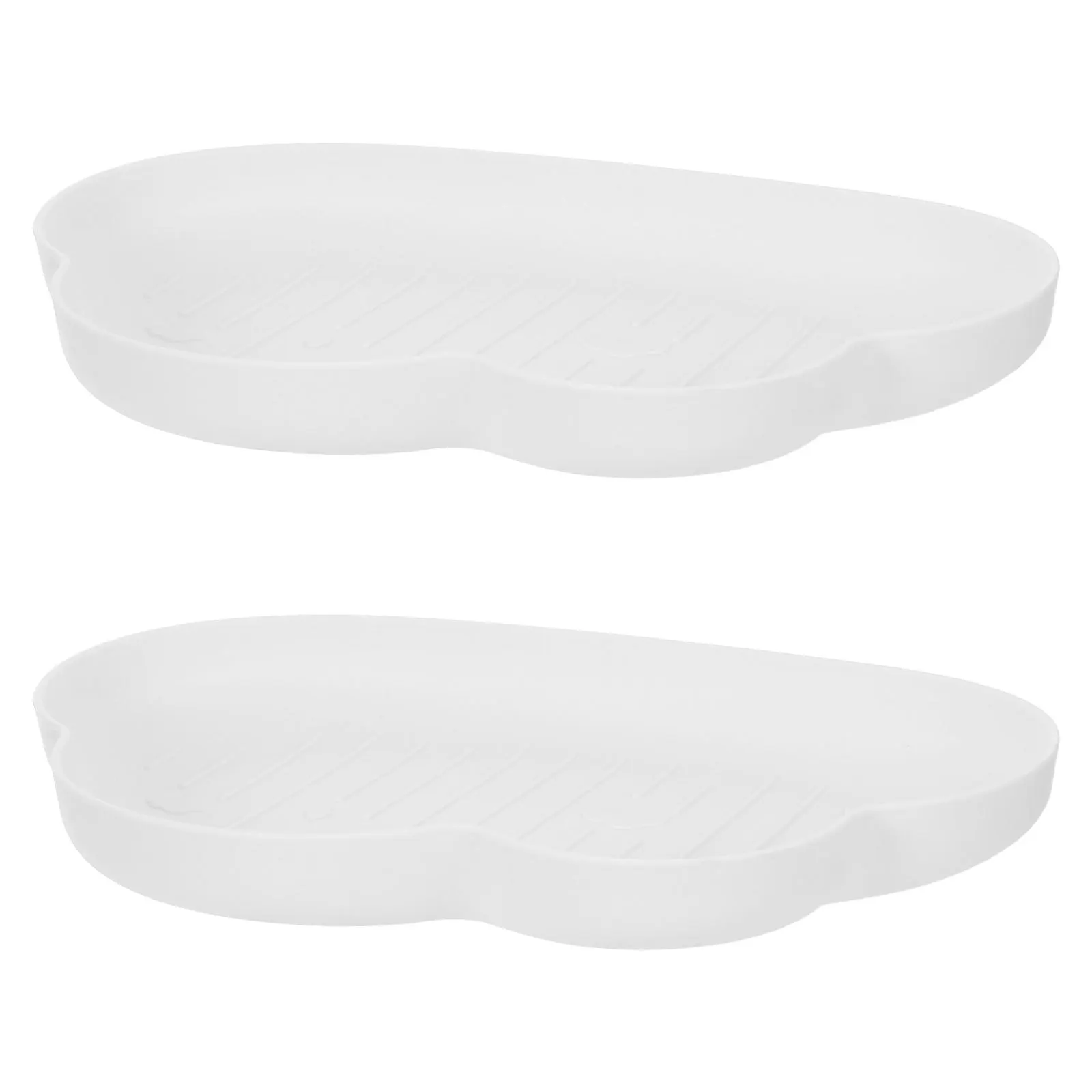 2 قطعة أطباق فاكهه بلاستيكية على شكل سحابة طبق حلوى وعاء للوجبات الخفيفة حافة ناعمة للاستخدام النابض بالحياة طبق أبيض