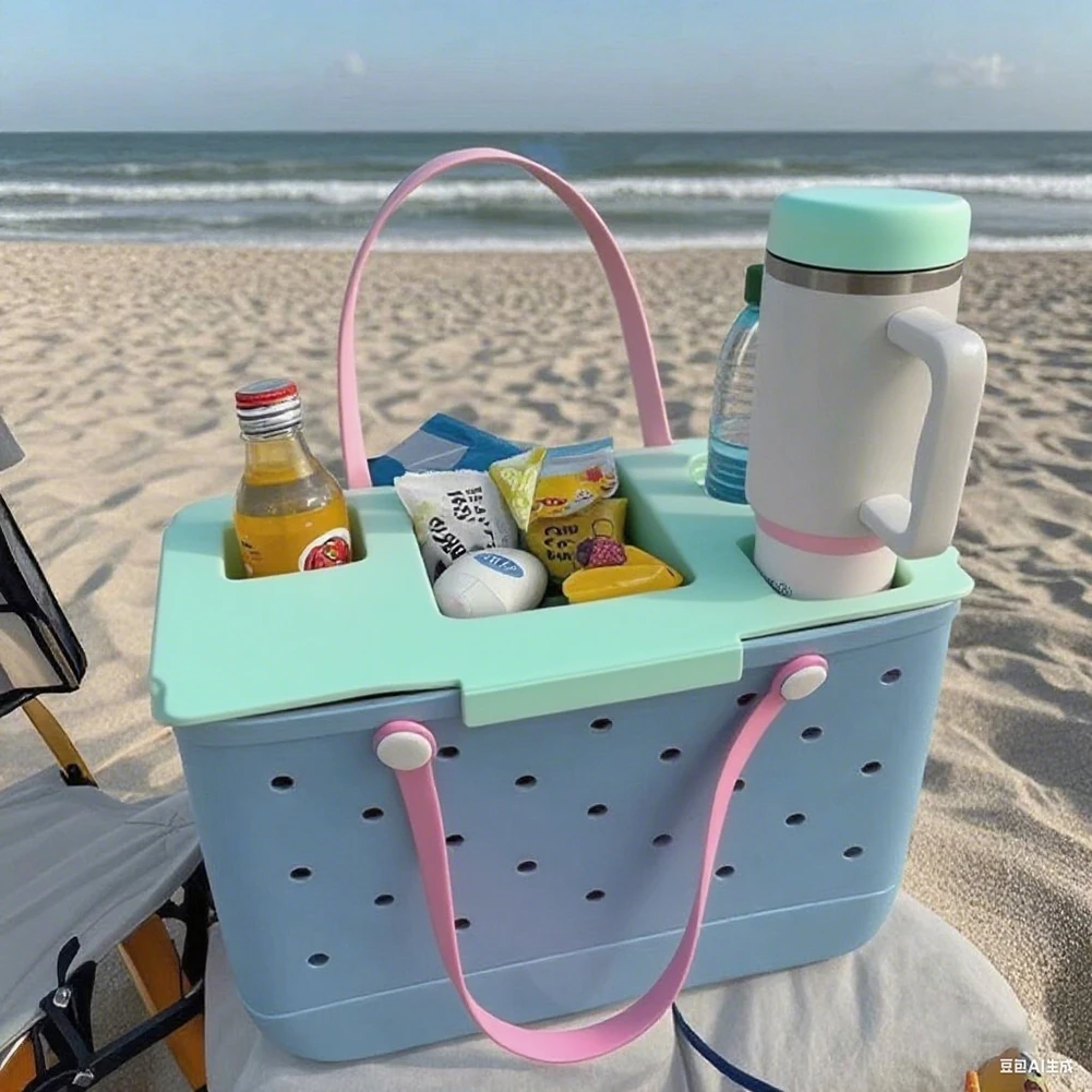 

Top Cup Holder Tray for Bogg Bag Waterproof EVA Storage Lid for Stanley Multifunctional Outdoor Camping Travel Phone Organizer